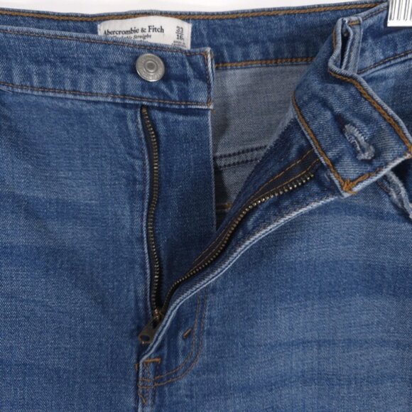 Abercrombie & Fitch Women Ankle Straight Ultra High Rise Curve Love Jeans 33/16s - Picture 8 of 15